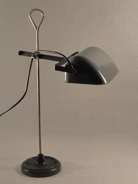 BAG Turgi working lamp emaille shade grey 1910