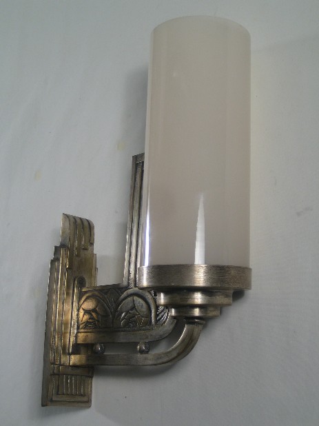 geometric floral  art déco walllamp sconce thirties