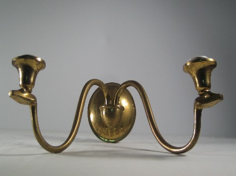 old brass applique snake heads 1925