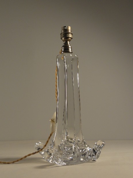 baccarat cristal lamp stand fifties