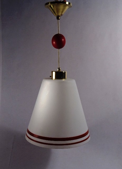 modernism hangimg lamp with wooden ball