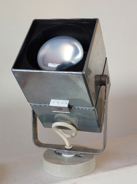Concord Lightning Alu cubist spotlamp 70s design Mod A04529