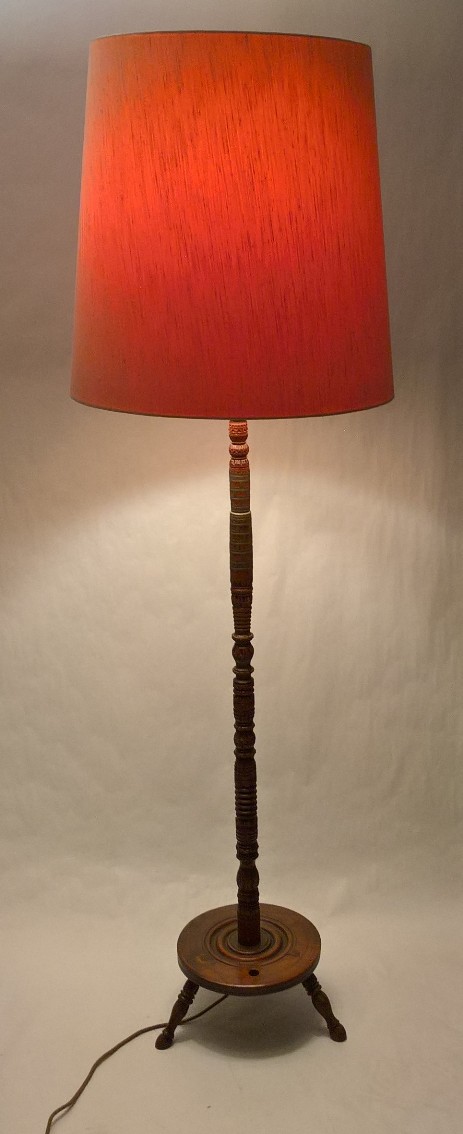 alpine swiss genuine wooden floor lamp 1800 1930