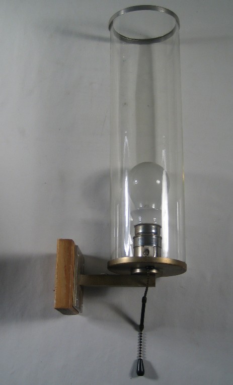 modernistische wandleuchten im stil von otto wagner um 1925 glaszylinder