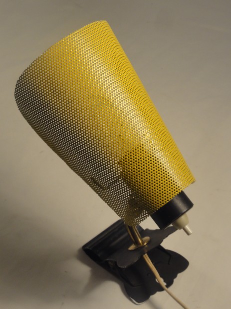 multifunctional fifties perforatedsheet clamp lamp