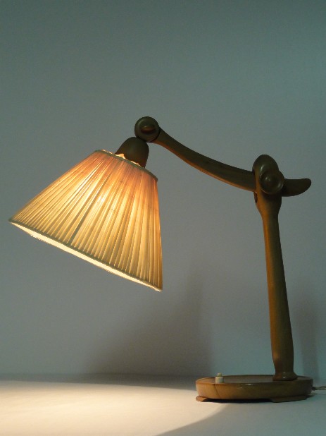wooden lamp sweden design fifties original