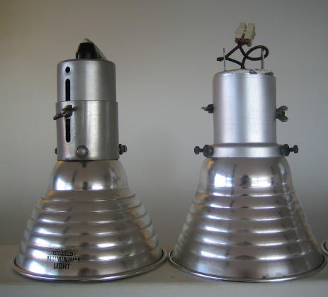 colormetal aluminium licht ungleiches paar aluspots um 1940 funktionalismus