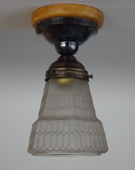 art nouveau fine ornamented ceiling lamp 1910