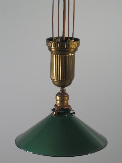 original extendig art nouveau hanging lamp 1900