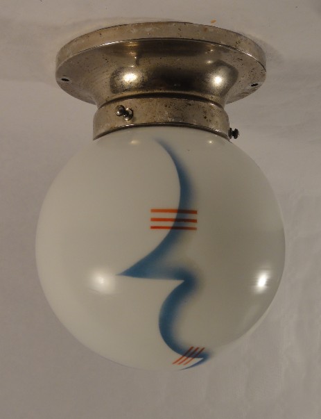 constructivism opal glass ceiing bulb 1925