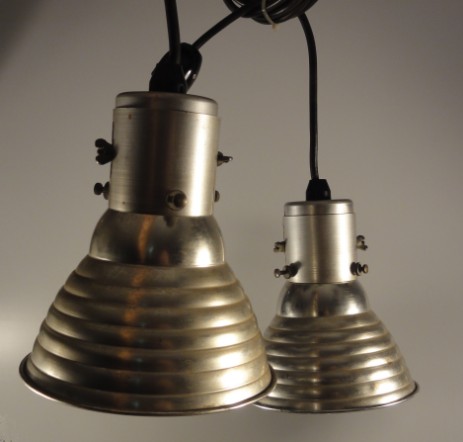 alumag / belmag kleine alu-hanging lamps 30's
