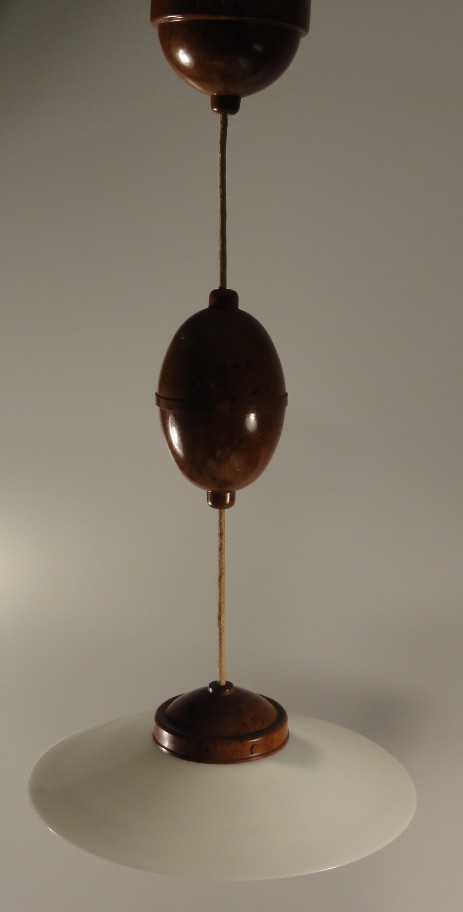 bakelit auszugleuchte pendelzuglampe um 1935