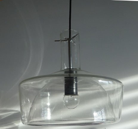 swiss glass design Fallanden Zürich hanging lamp blown glass