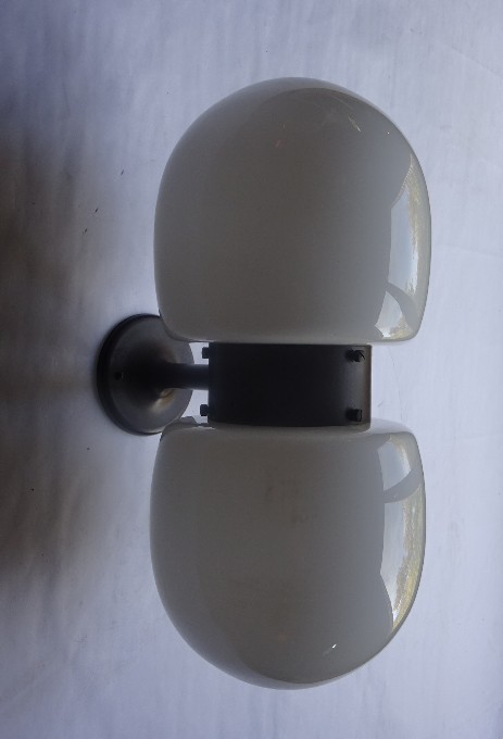 Regent Schweiz Doppelleuchte Opalglas Applique Deckenlampe