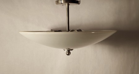 1930 modernistische deckenschale verm belmag opalglas hängeleuchte bauhaus 