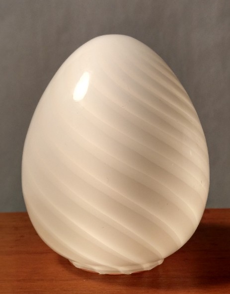 small murano  swirlglass lamp eier leuchten 1960 