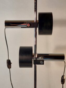 Edi Franz swisslamps international doppelspot schwarz 1960 Edi Franz swisslamps international doppelspot schwarz 1960